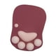 thumbnail image 2 of Alfombrilla de ratón con diseño de pata de gatito, con respaldo antideslizante para la muñeca, cómoda para el escritorio Rojo, 2 of 9