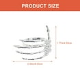 thumbnail image 3 of 6Pcs Delicate Halloween Ghost Palm Shaped Napkin Rings Halloween Napkin Rings, 3 of 8
