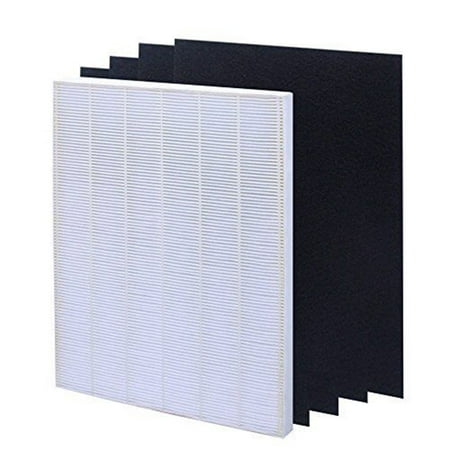 Air Filter Element Set for HEPA Air Filter Screen+ 4 Replacement Activated Carbon Filters Winix