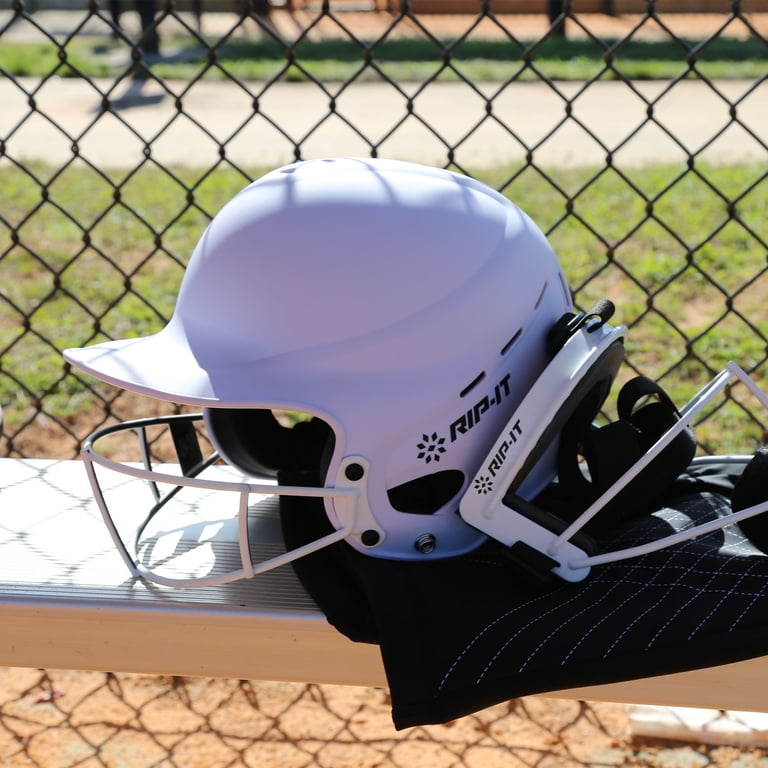 RIP-IT Vision Pro Softball Batting Helmet, Scarlet, M/L photo 6