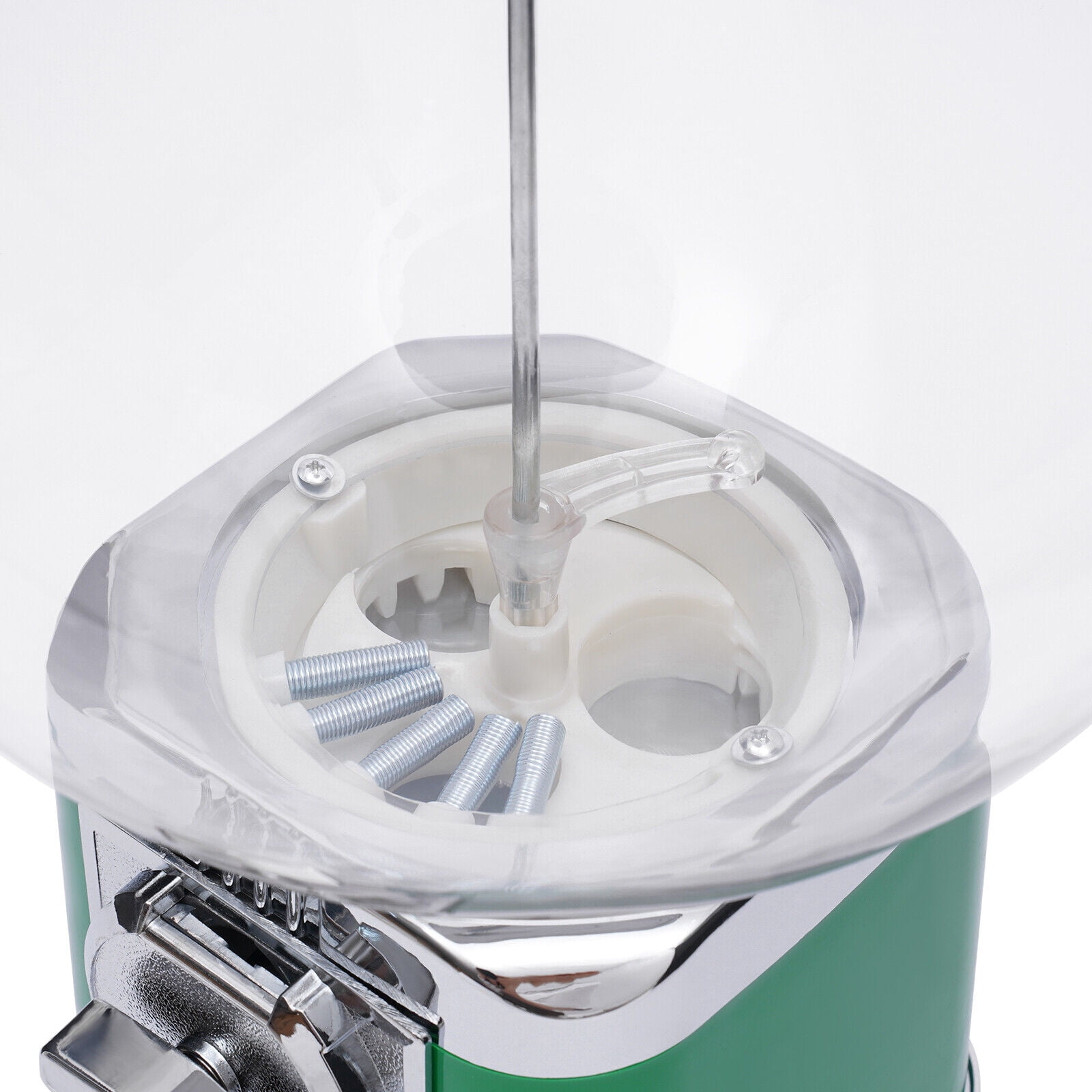 Red/White/Green Candy Gumball Capsule Toy Vending Device 1.26in Ball Bulk Vending Machine W/Key