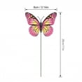 thumbnail image 2 of Simulated Butterfly Ornament, Handmade Garden Decoration Insert, Spring Floral Arrangement Forest Party Decor, 2 of 5