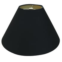 Royal Designs 12" Coolie Empire Hardback Lamp Shade Black