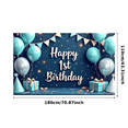 thumbnail image 6 of Balloon Decoration Happy 1st Birthday Banner Gift Box Confetti Decorative Design for Birthday Celebration Kids Party Home Decoration, 6 of 7