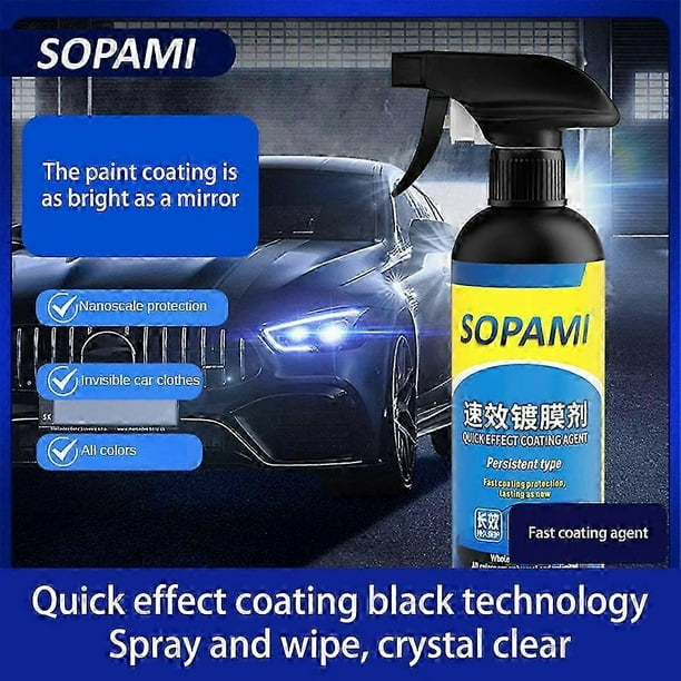 Sopami Car Coating SprayProtection Quick Car Wax Polish for Car and Motorcycle