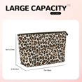 thumbnail image 4 of Toiletry Bag, Leopard fashion texture Leather Waterproof Travel Makeup Cosmetic Bag Organizer, Large Capacity Toiletry Bag for Travel Size Toiletries, Skin Care Bag for Women, 4 of 8