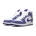 thumbnail image 2 of Jordan PRE SCHOOL Jordan 1 Mid PS "Dusty Amethyst White Court Purple" DQ8424 500 DQ8424 500 from Stadium Goods, 2 of 8