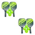 thumbnail image 1 of Sonducket Professional Pickleball Set 2-Player Carbon Fiber Racquets Paddle Negro 2 raquetas + 4 pelotas 2piezas, 1 of 1