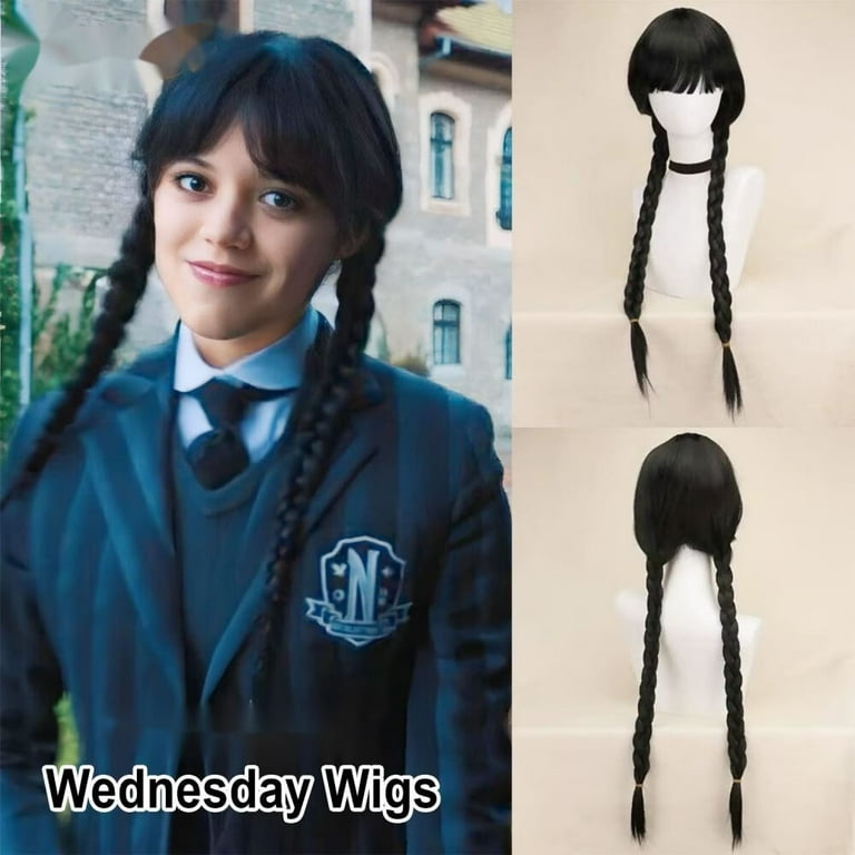 Wednesday Addams Cosplay Costume Long Party Formal Dress with Belts