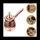 thumbnail image 3 of Cafetera Turca Cafetera de Cobre Tetera Calentador de Leche MáQuina para Hacer Chocolate Caliente Olla para Derretir Mantequilla 600 Ml Oro Rosa, 3 of 5