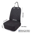 thumbnail image 5 of Funda para asiento de coche para perros, color marrón, impermeable y resistente a los arañazos, protector de asiento para perros. Se adapta a la mayoría de camiones, furgonetas y campers., 5 of 5