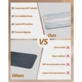 thumbnail image 3 of Stair Treads for Wooden Steps, Blue Beige Farmhouse Peel and Stick Stair Treads with Reusable Adhesive, Vintage Wooden Striped Non Slip Indoor Stairs Runner Rugs Mats for Elders Dogs 8"x30" 4PCS, 3 of 7