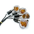 thumbnail image 2 of Krator Motorcycle 4 pcs Clear Bullet Turn Signals Lights Compatible with Kawasaki Eliminator BN 125 250 600 900, 2 of 5