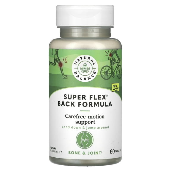 Natural Balance Super Flex Back Formula, 60 Tablets