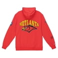 thumbnail image 3 of Men's Mitchell & Ness Red Atlanta Hawks Team Origins Fleece Pullover Hoodie, 3 of 5