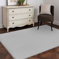 thumbnail image 4 of Grey Area Rugs 4x6 for Living Room, Farmhouse Solid Gray Color Modern Art Non Slip Washable Rug Runner, Low Pile Indoor Floor Carpet Mat Bathroom Rugs for Bedroom, Kids Room, 4 of 9