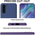 thumbnail image 2 of Designed for Samsung Galaxy S21 Fan Edition,Slim Liquid Silica Gel Shockproof Phone Cover Soft Anti-Scratch Microfiber Lining Protection Case for Samsung Galaxy S21 FE (Cobalt Blue), 2 of 14
