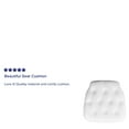 thumbnail image 4 of Flash Furniture Louise Tufted Vinyl Chiavari Chair Cushion White 20 Pack (20SZTUFTWH), 4 of 5