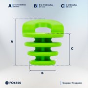 Five Oceans Scupper Stoppers 2-Pack - Medium 1-1/4 / 1-3/4 - FO4756