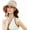 E-orange, variant on Straw Beach Straw Sun Hat Women Summer Crochet Colorful Rainbow Striped Bucket Hat Knit Woven Contrast Gradient Floppy Cap