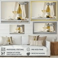 thumbnail image 4 of Designart "Chardonnay'S Enchanting Flair" Wine Floater Framed Wall Decor, 4 of 5