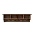 thumbnail image 6 of Alaterre Furniture Pomona Industrial 48 in. Solid Wood & Metal Coat-Rack With 6 Strong Coat Hooks and 4 Cubbies, 6 of 10