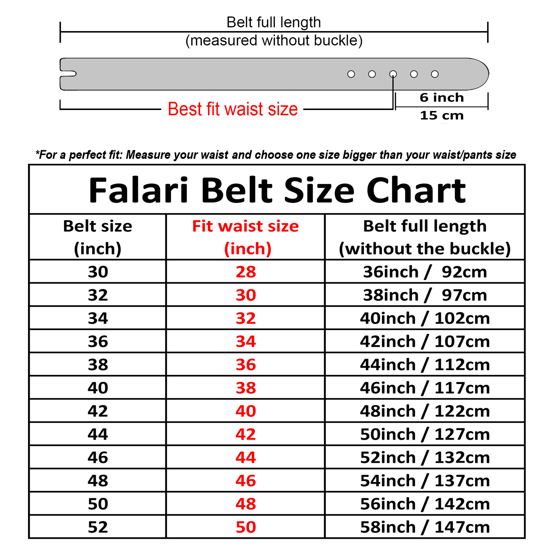 Falari Genuine Leather Belt Strap Replacement 1.5" photo 2