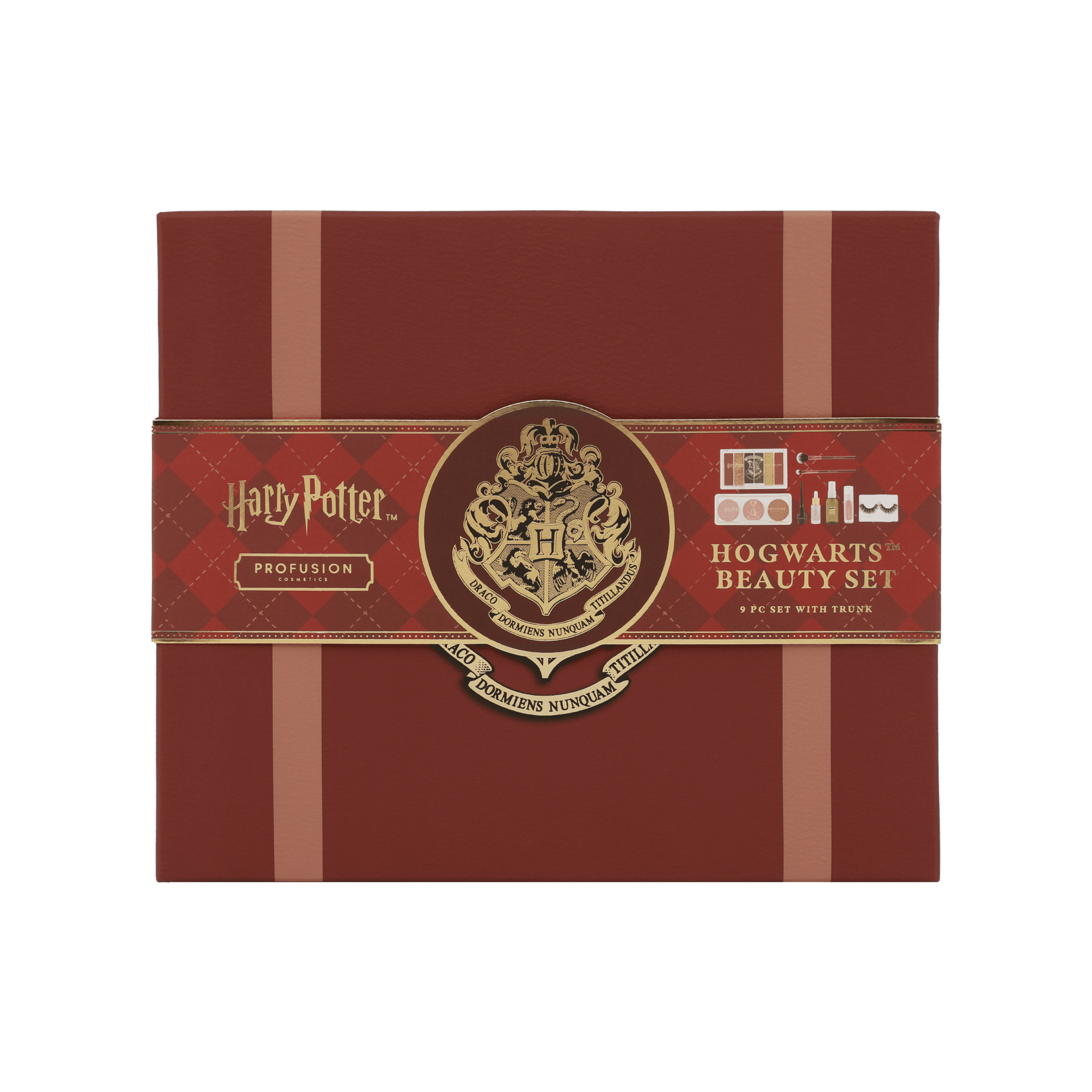 Profusion Cosmetics Harry Potter Holiday - Hogwarts Beauty Set 9 PC Set With Trunk