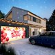 thumbnail image 5 of Uuiauoio Christmas Garage Banner Polyester Holiday Decorations Large Outdoor Indoor Party Backdrop Festive Scene Door Wall Hanging for Xmas New Year Seasonal Celebration, 5 of 6