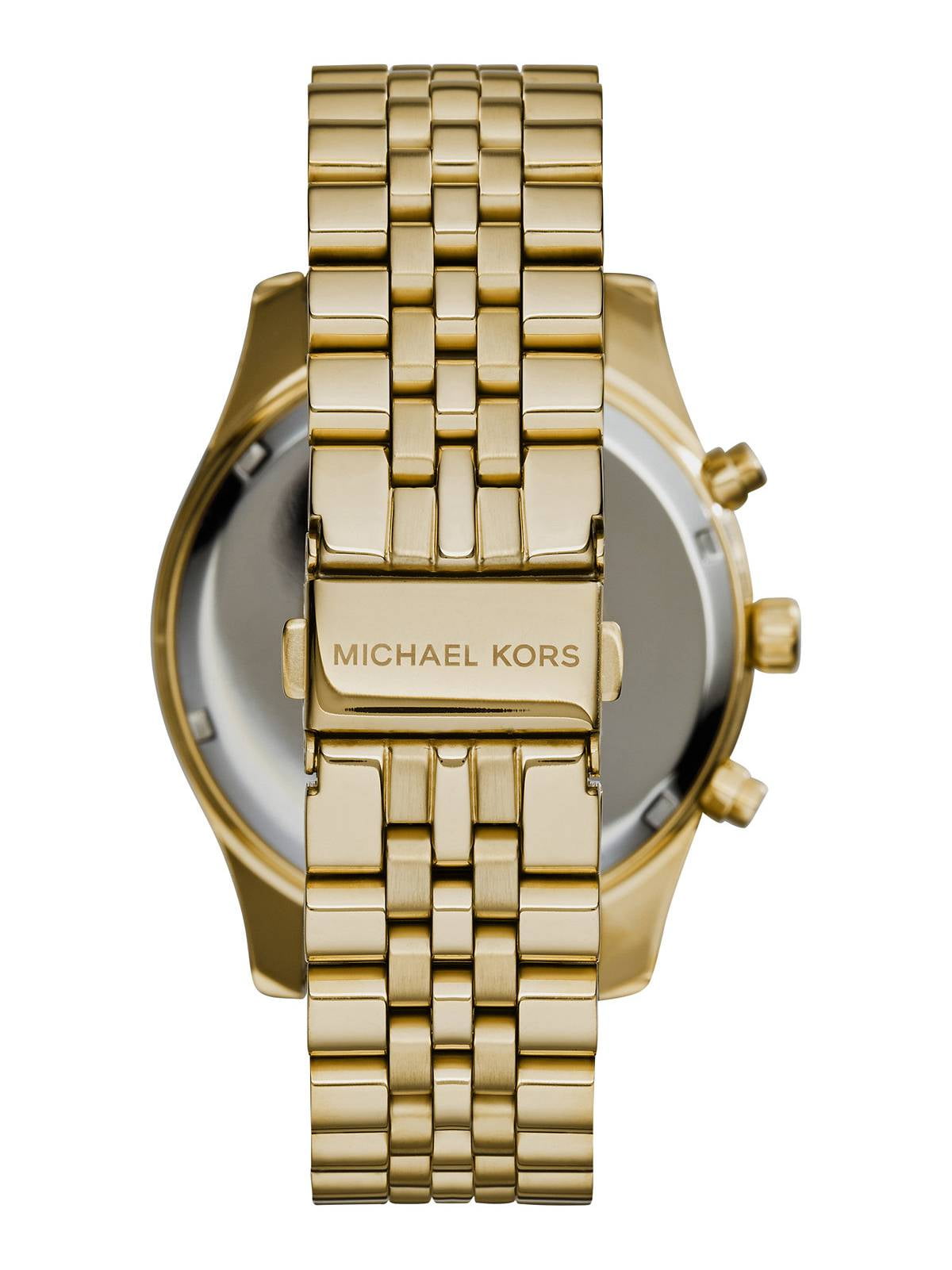 mens michael kors lexington chronograph watch mk8281