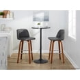 thumbnail image 3 of Toriano 30" Fixed-Height Bar Stool, Bar Chairs, Swivel Bar Stools, Bar Stools Set of 2, 3 of 6
