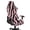 Pink & Black Zebra Stripe, variant on HELLHERO Black White Lotus 4 Pack Gaming Chair Covers with Armrest Covers, Stretch Spandex Computer Chair Covers Soft Breathable for Office Home