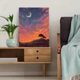 thumbnail image 5 of UXIEQU Dreamy Sunset Starry Sky Canvas Wall Art Print 15.75x11.81 Inches, 5 of 8