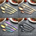 thumbnail image 4 of Amdohai 24pcs Western Steak K nife Fork Spoon Gift Box Set Stainless, 4 of 5