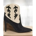 thumbnail image 2 of I.N.C. International Concepts Women's Black Indigo Cowboy Booties Size 5M NIB, 2 of 5