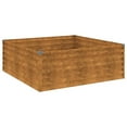 thumbnail image 2 of vidaXL Raised Garden Bed Outdoor Planter Box Stand Garden Pot Corten Steel, 2 of 77