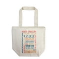 thumbnail image 1 of North Carolina, Typography (#2) (100% Cotton Canvas Reusable Tote Bag), 1 of 1