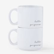 Personalization Mall Hello Gorgeous Espresso Stackable Mug