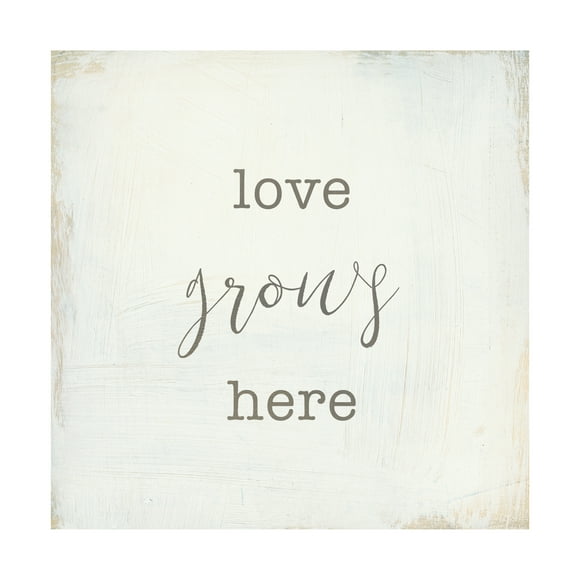 Trademark Fine Art 'Home Sweet Home III Script' Canvas Art by Wild Apple Portfolio