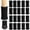 20 Pcs Black With Bottom Pad, variant on 24PCS Chair Leg Socks High Elastic Floor Protectors Non Slip Chair Leg Feet Socks Covers Furniture Caps Set