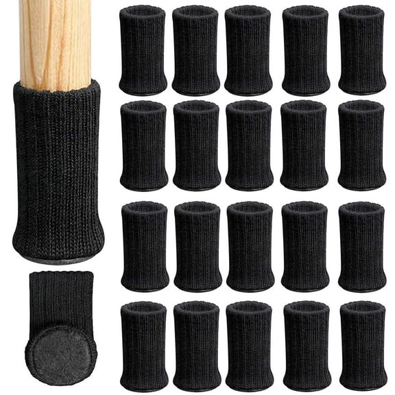 24PCS Chair Leg Socks High Elastic Floor Protectors Non Slip Chair Leg Feet Socks Covers Furniture Caps Set