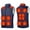 Blue-A, variant on Winter Savings! Titcea Heated Vest for Men, 3 Heating Levels 16 Heating Zones Double Control Heated Jacket Lightweight Button Up Warming Jacket, Gifts for Men