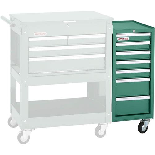 Grizzly Industrial H7729 7 Drawer Side Tool Cabinet Walmart Com Walmart Com