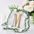 thumbnail image 2 of Efavormart 6" Letter M Gold Self-Adhesive Rhinestone Number Stickers for DIY Crafts, Handicraft Art, Graduation Cap Decorations Birthday Party, Wedding Alpha-Numeric stickers, 2 of 9