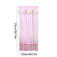 thumbnail image 3 of Doorway Mesh Curtain Screen with Double-Layer Lace, Summer Door Cover for Kitchen, Bedroom and Room Divider Decor, 79 x 40 Inch, 3 of 6