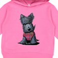 thumbnail image 3 of Inktastic Scottie Dog in Plaid Toddler Hoodie, 3 of 4