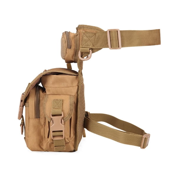 Soidarity Bolso de hombro tipo bandolera, impermeable, bolsa de pierna caída, bolsa de utilidad para pierna, senderismo al aire libre, Mochilas de mochilero No.02