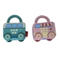 thumbnail image 1 of Miangastore 2Pcs Children Key Car Toy Sliding Car Toy Cartoon Small Car Toy (Random Style), 1 of 9