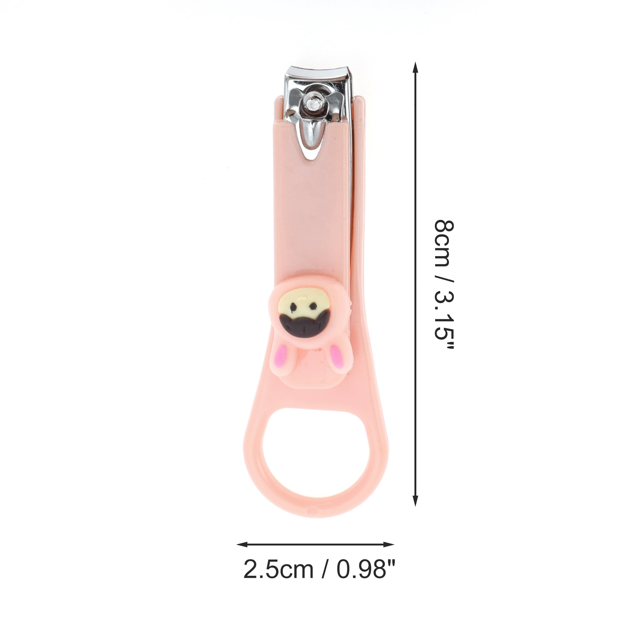 Unique Bargains Cartoon Girls Nail Clipper for Women and Men Pink Nail Clipper 1 Pc