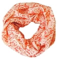 thumbnail image 4 of Peach Couture Women's Henna Tribal Floral Paisley Print Boho Infinity Scarf Loop, 4 of 10